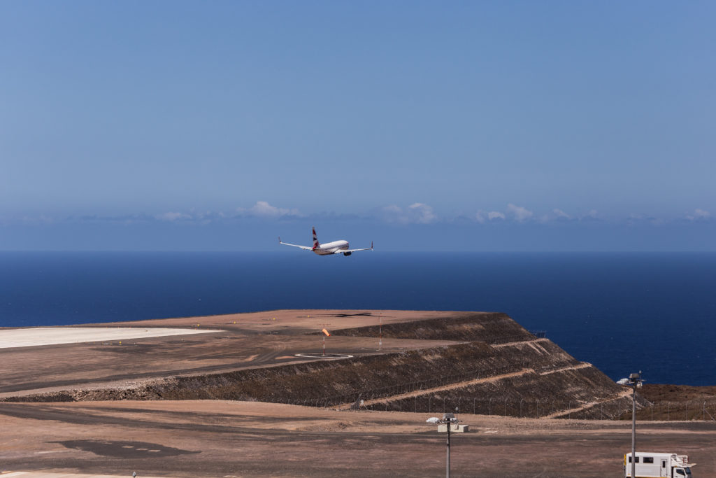 St. Helena airport runway