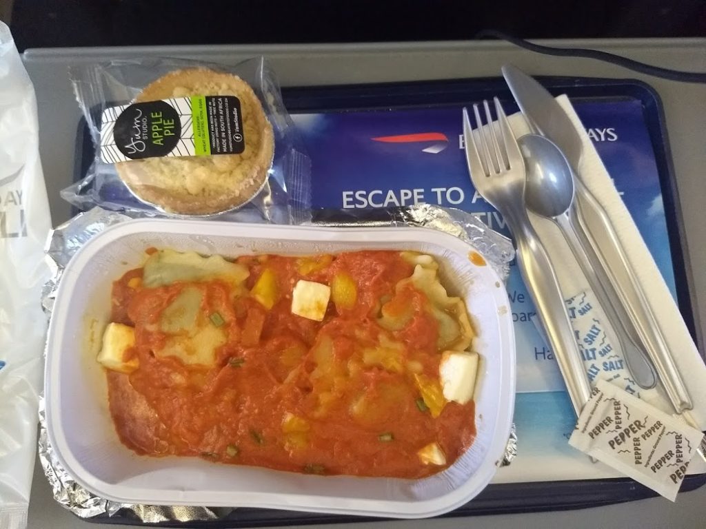 airline meal picture