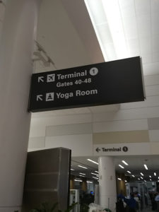 SFO yoga room